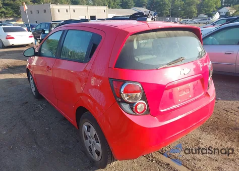 2015 Chevrolet Sonic Ls из США, поврежденный, VIN 1G1JA6SG2F4203139